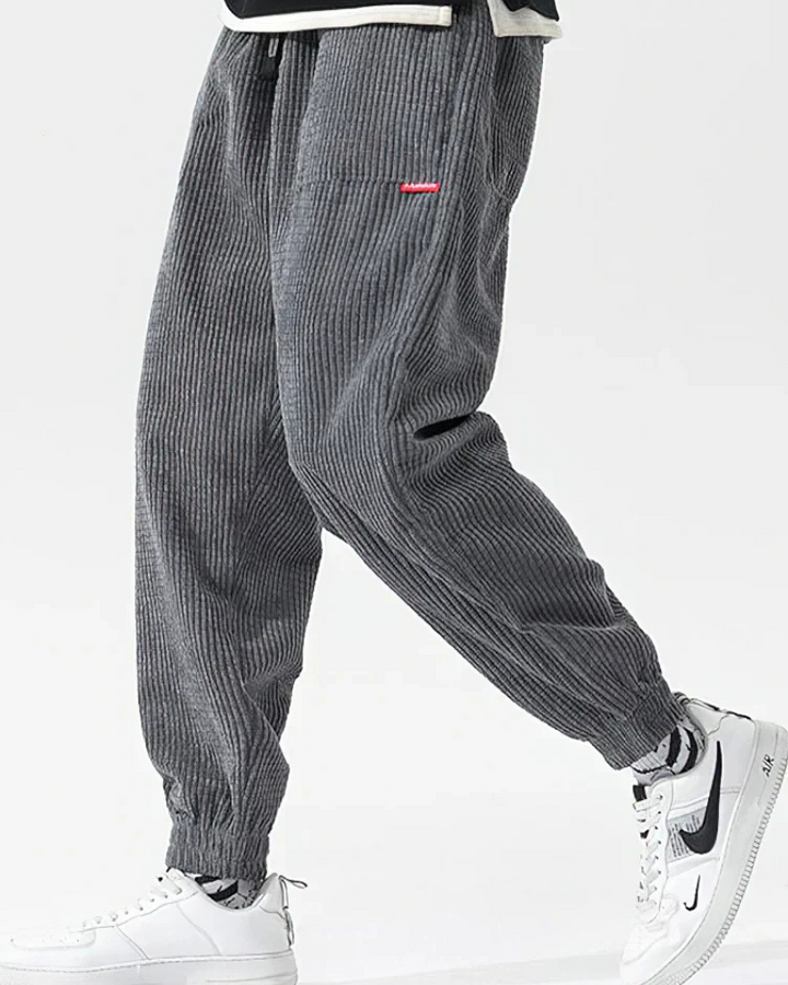 Mardock | Cord Sweatpants mit Relaxed Fit für Herren | Bequeme