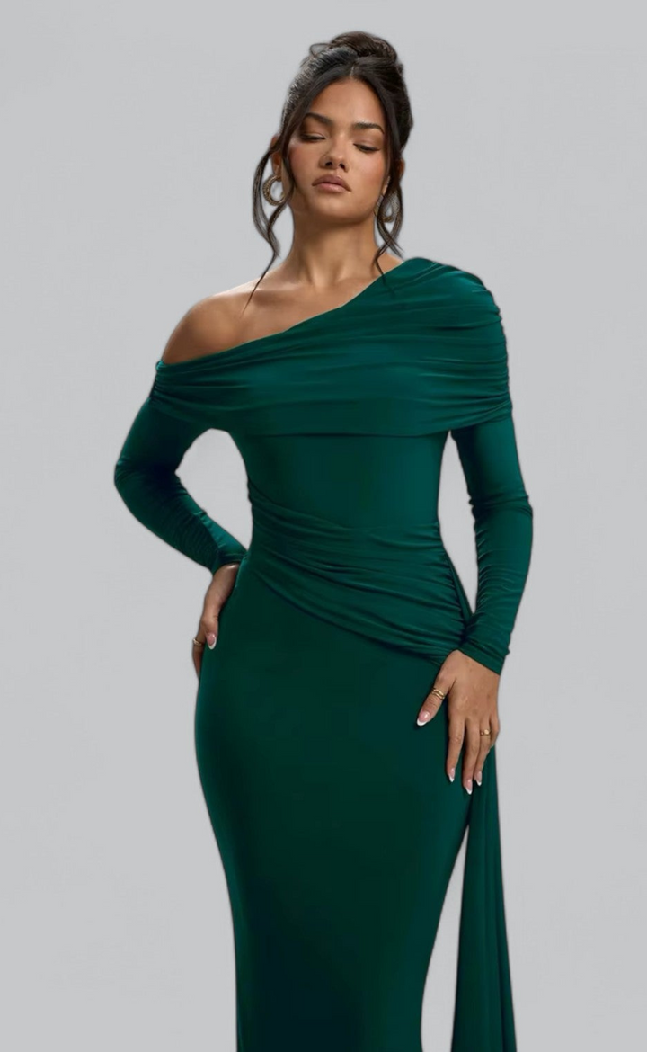 Angelita | Off-Shoulder-Maxikleid für Damen | Lange