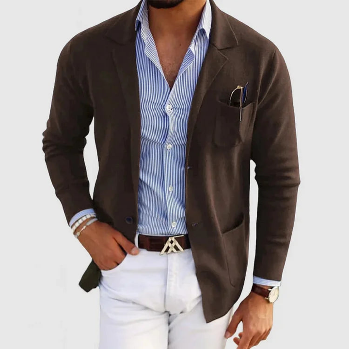 Norbert | Herren Strickjacke Sakko | Leichte