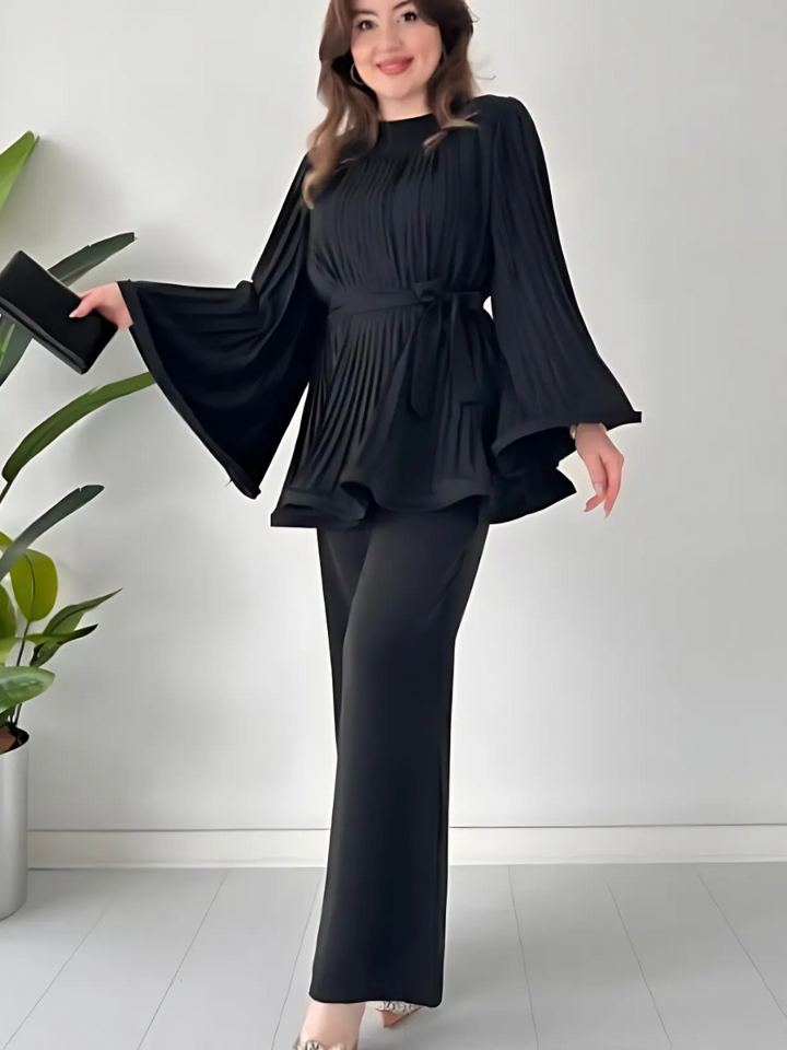 Selva | Plissiertes Set Für Damen |  Elegant