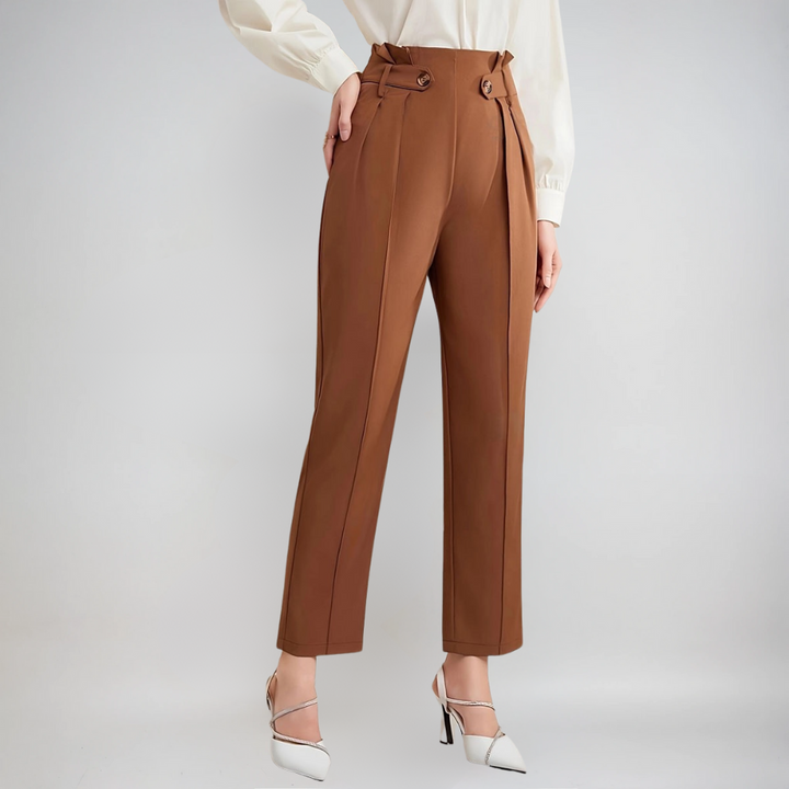 Charlotte | Hohe Taille Freizeithose Für Damen | Schick