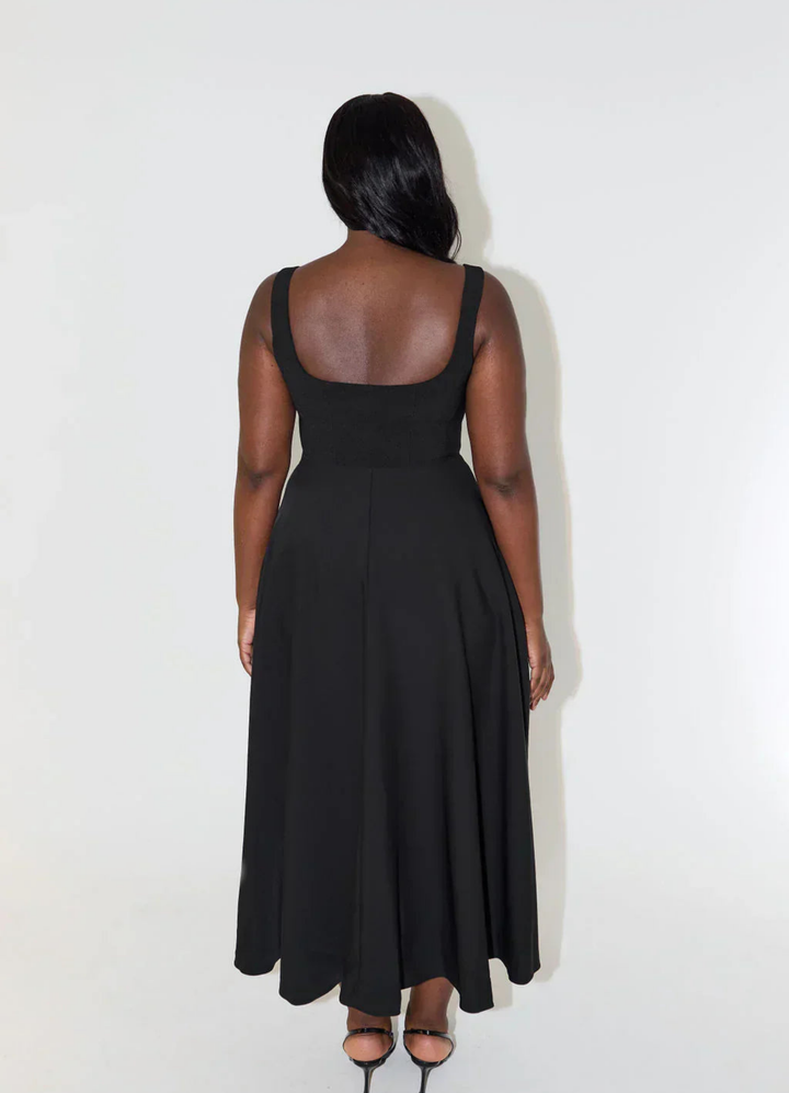 Adalina | Damen Elegantes Abendkleid | Ärmellos