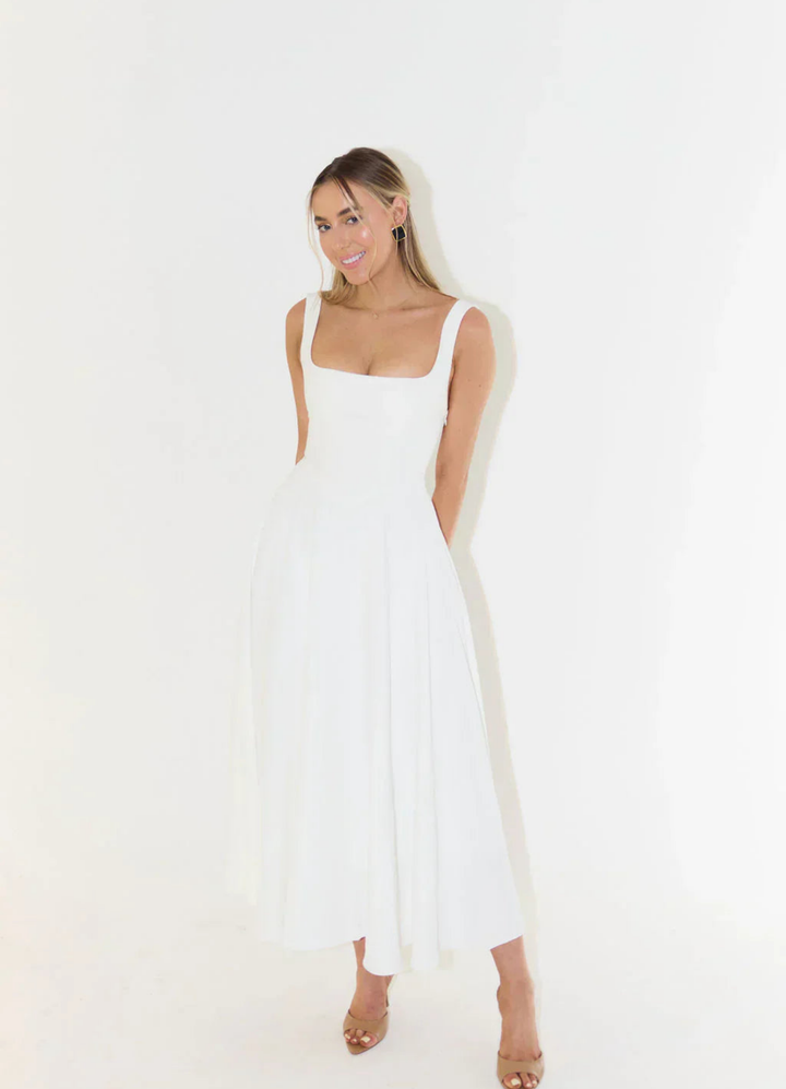 Adalina | Damen Elegantes Abendkleid | Ärmellos