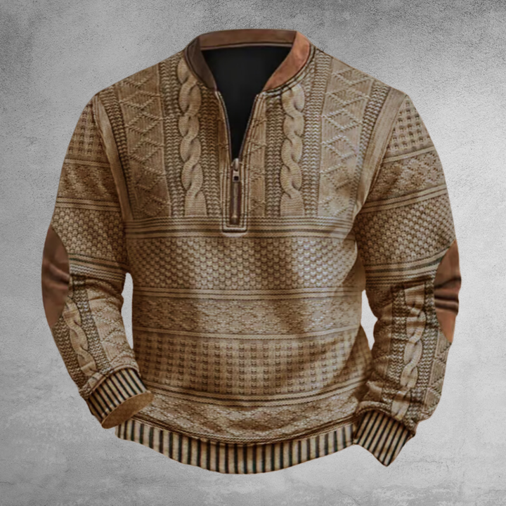Rubert | Herren Pullover mit Half-Zip | Bequem