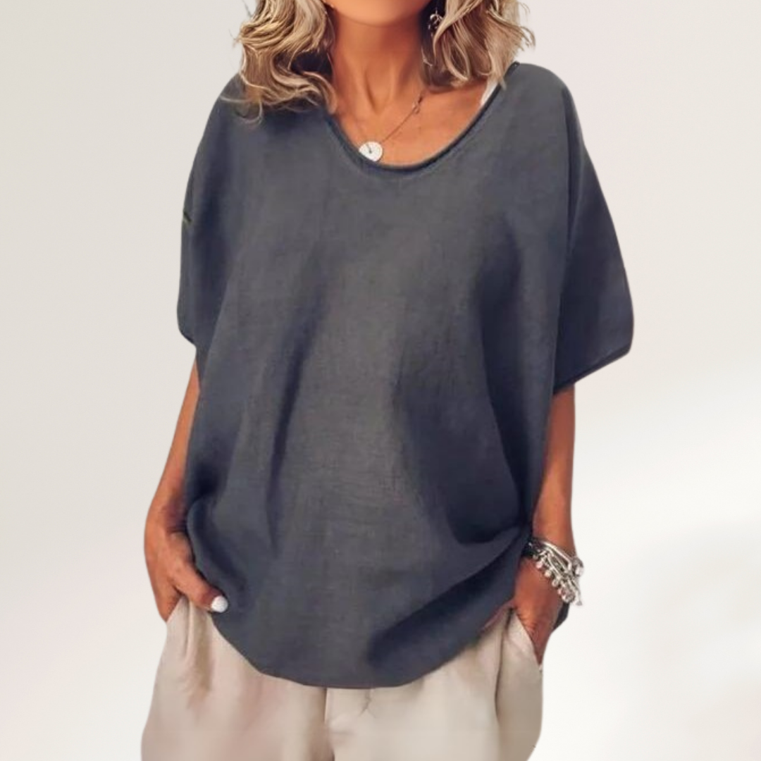 Hannah | Damen Kurzarm Bluse | Atmungsaktiv