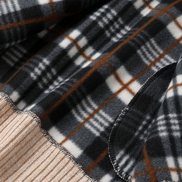Nicolas | Herren Modern Reißverschluss Cardigan | Warm