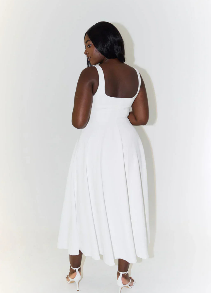 Adalina | Damen Elegantes Abendkleid | Ärmellos
