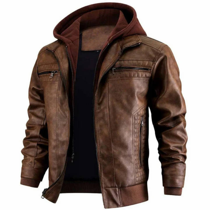 Léon | Bikerjacke Für Herren | Stilvoll