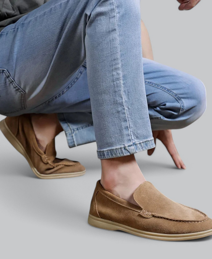 Nathan | Wildleder Loafer für Herren | Faulenzer