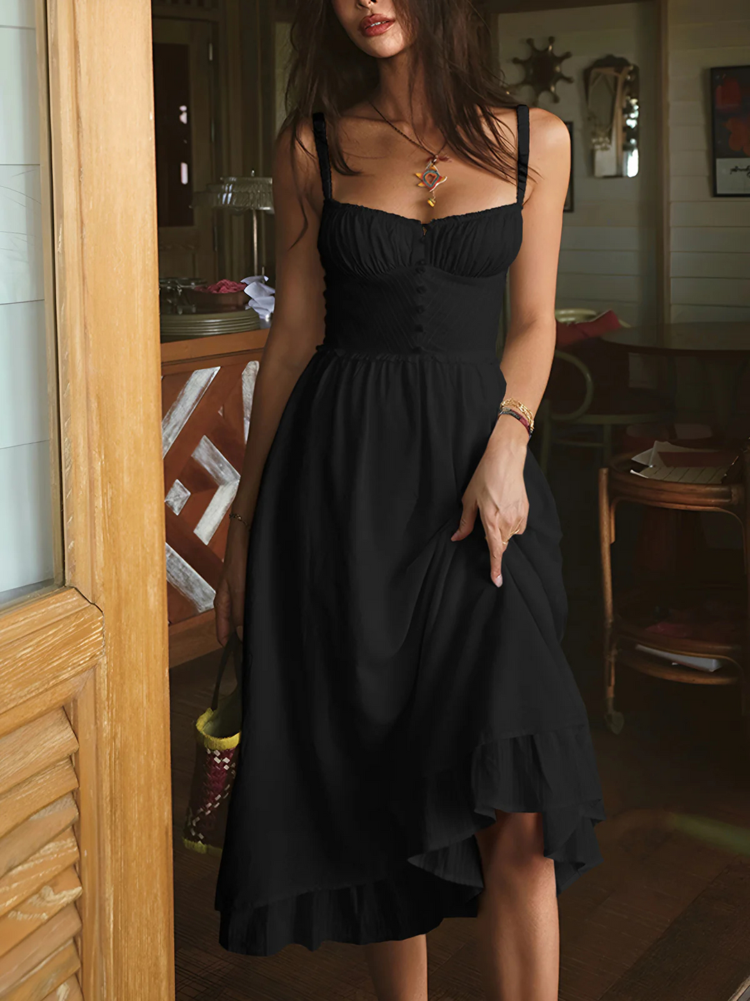 Zaria | Midikleid Für Damen | Feminin