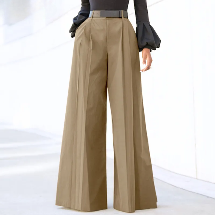Anina | Damen Weite Hose | High-Waist