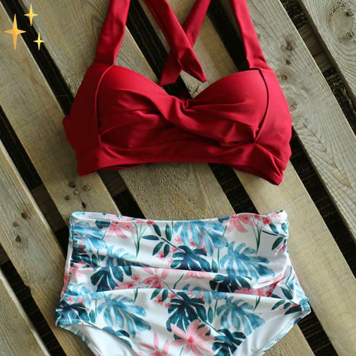 Victorina | Bikini-Set mit hoher Taille für Damen | Sport
