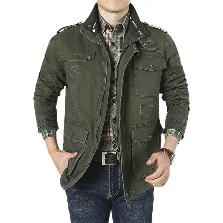 Karlmann | Stilvolle Militärjacke Für Herren | Raffiniert