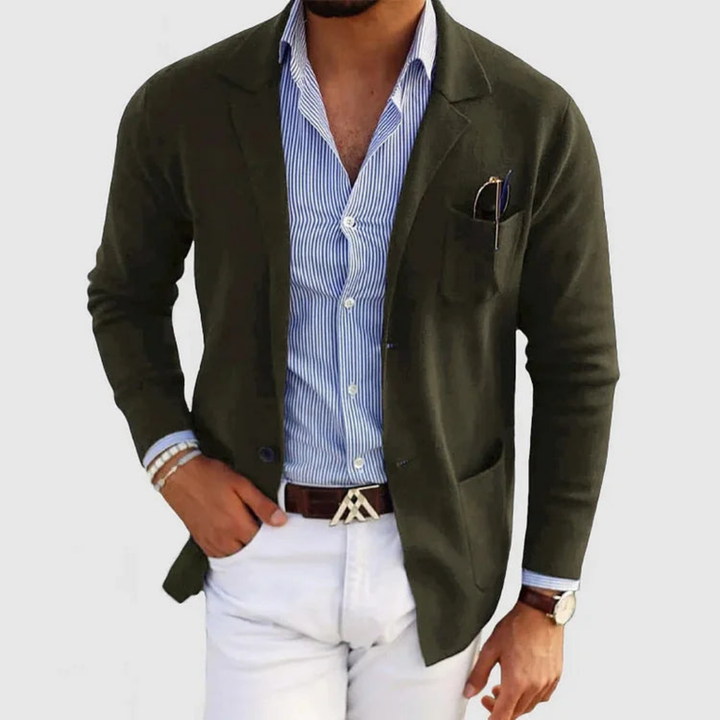 Norbert | Herren Strickjacke Sakko | Leichte
