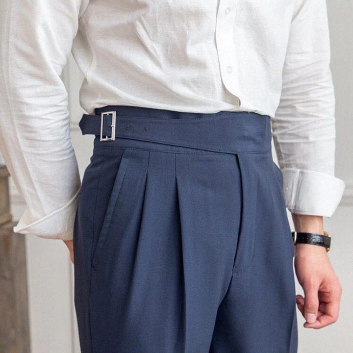 Matthieu | Hohe Taille Hose Für Herren | Maßgeschneidert