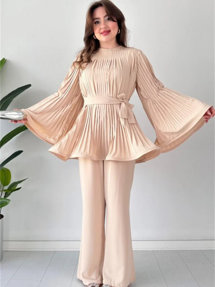Selva | Plissiertes Set Für Damen |  Elegant