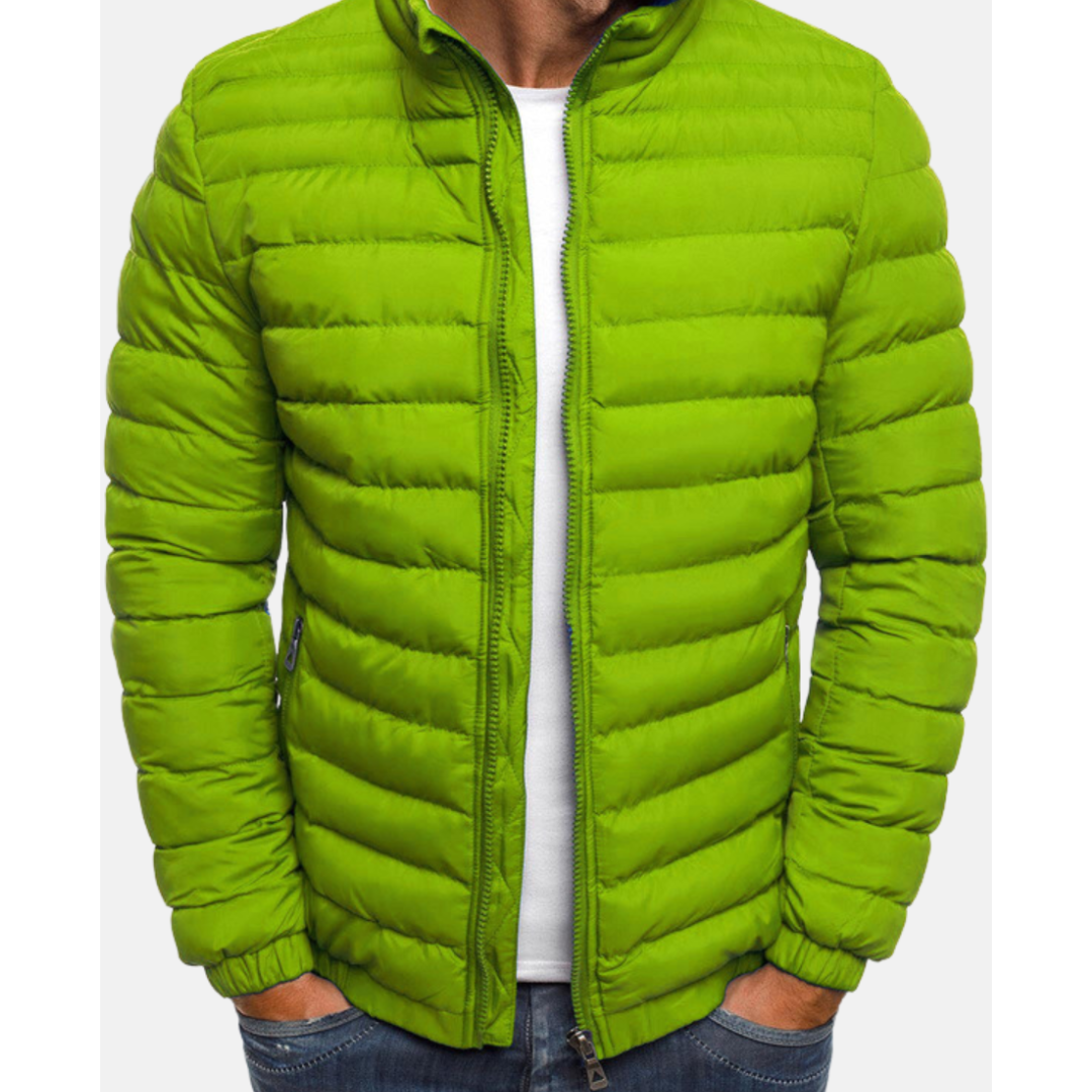Addaleim | Herren Reißverschluss Daunen Jacke | Warme