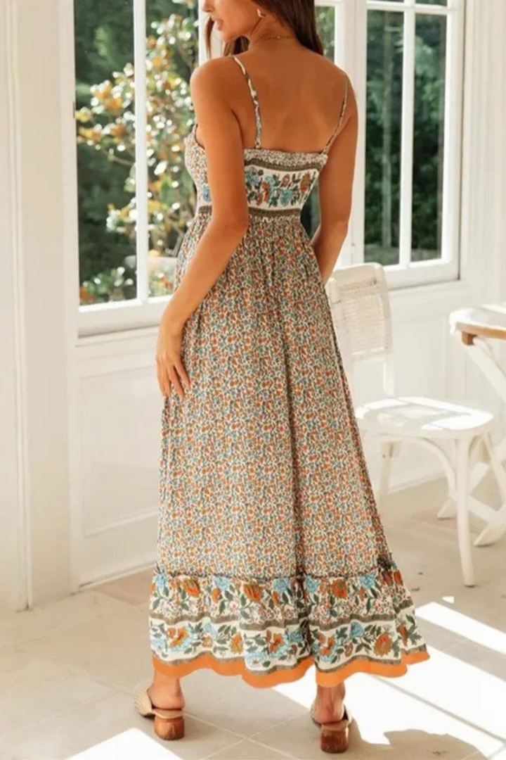 Selara | Bohemian Maxikleid für Damen | Party