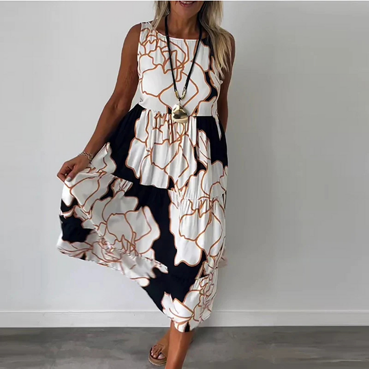 Yasmina | Leichtes Maxikleid Für Damen | Maxi