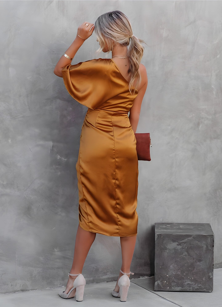 Liselotte | Damen Asymmetrisches Abendkleid | Midi