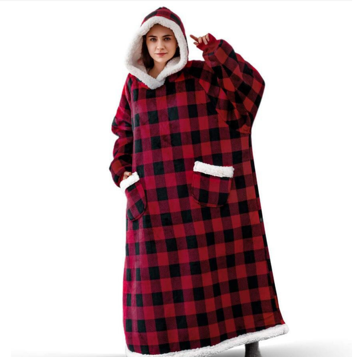 Naoki | Damen Oversize Hoodie-Decke | Warm