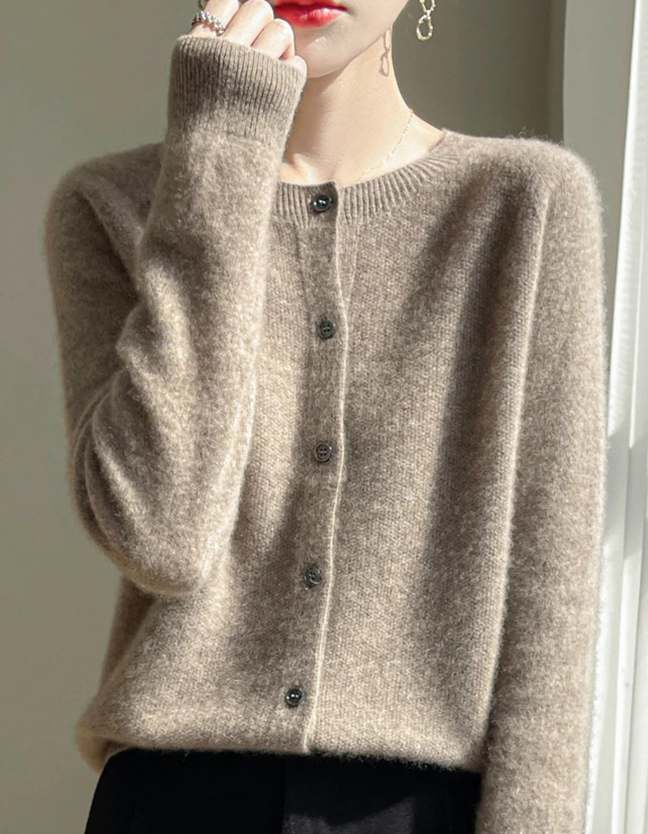 Zelinda | Damen Langarm Cardigan | Winter