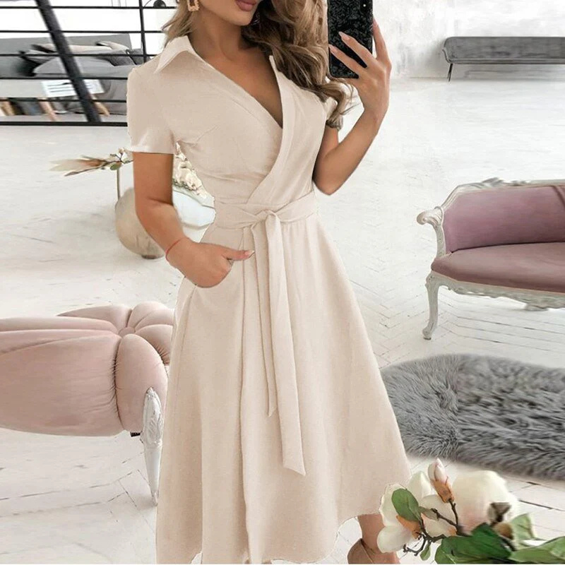 Valentia | Midi-Kleid Für Damen | Stilvoll