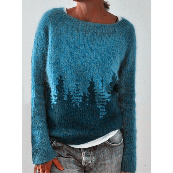 Tokirin | Damen Strick Warme Pullover | Langarm