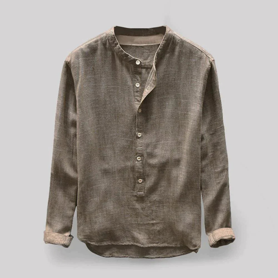 Frank | Herren Oxford Langarm Shirt | Lässig