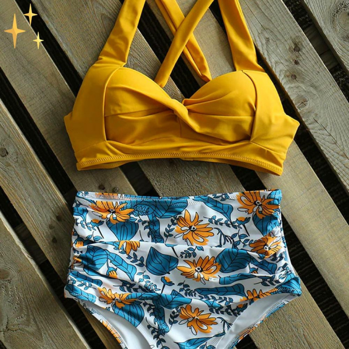 Victorina | Bikini-Set mit hoher Taille für Damen | Sport