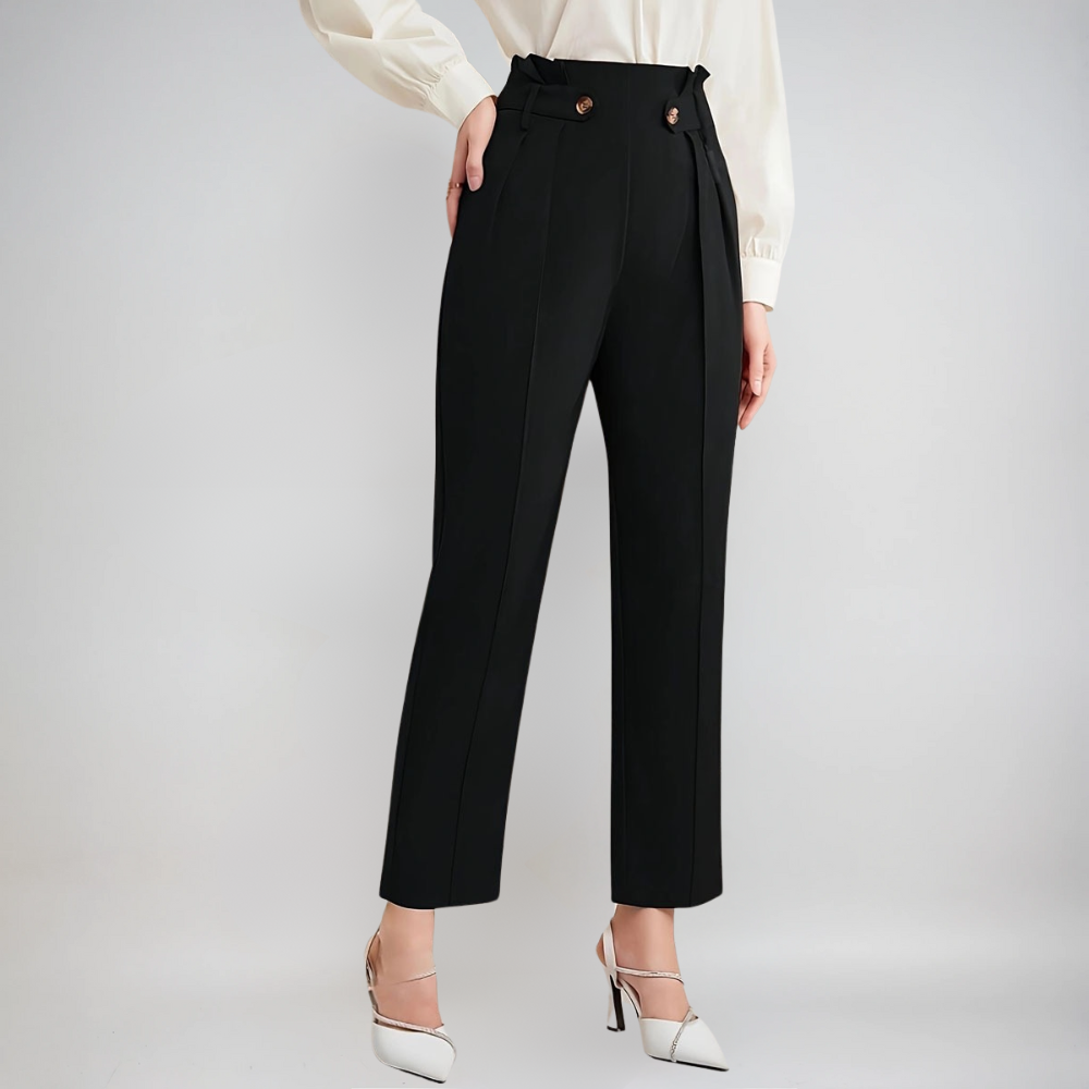 Charlotte | Hohe Taille Freizeithose Für Damen | Schick