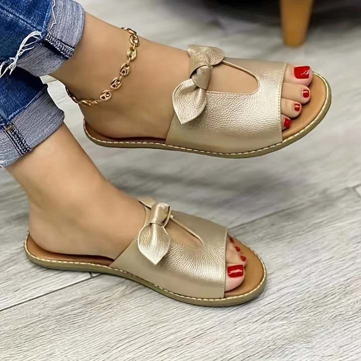 Solaine | Flache Sandalen Für Damen | Bequem