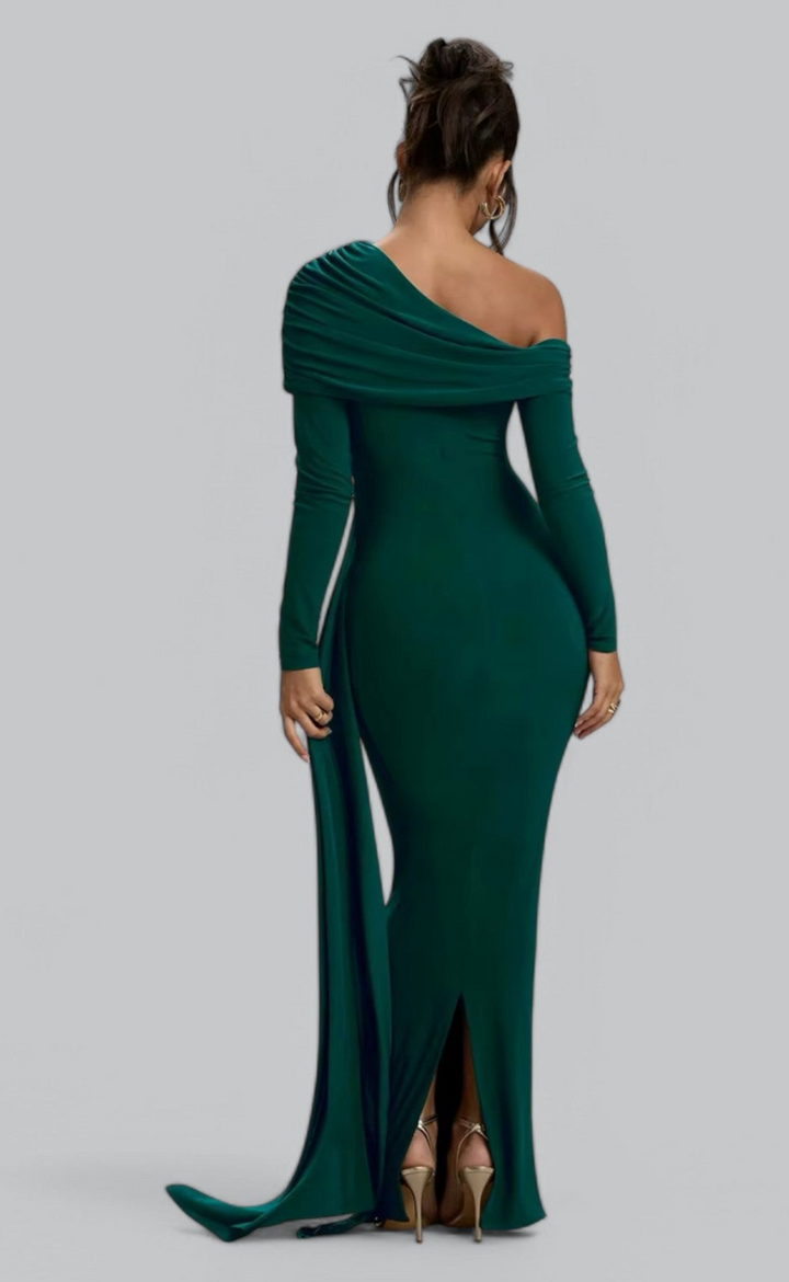 Angelita | Off-Shoulder-Maxikleid für Damen | Lange