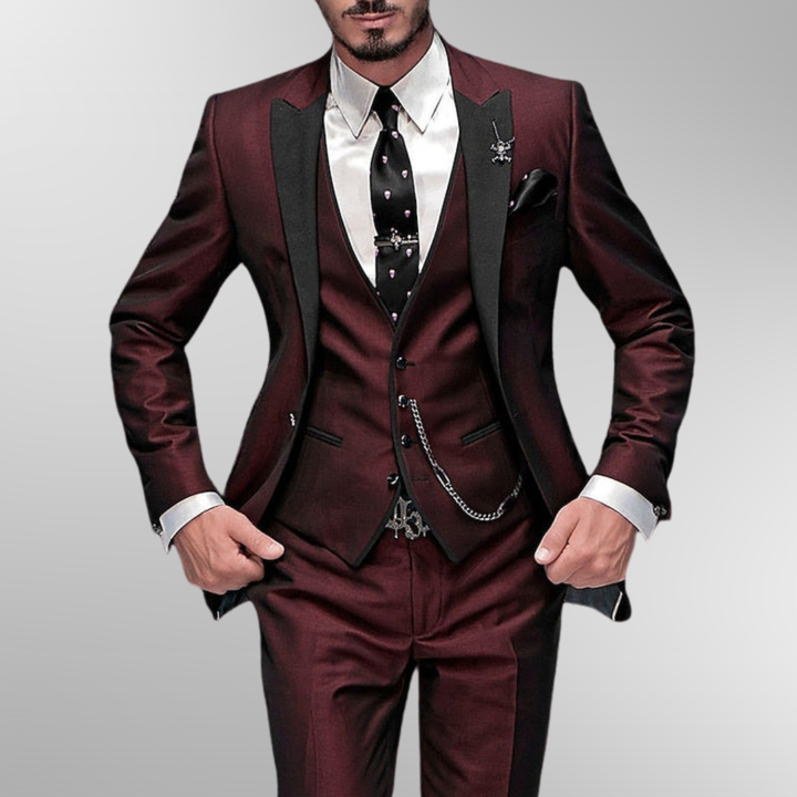 Yasin | Herren Dreiteiliger Anzug | Slim Fit