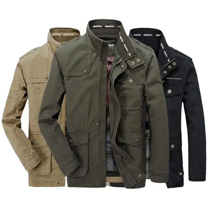 Karlmann | Stilvolle Militärjacke Für Herren | Raffiniert