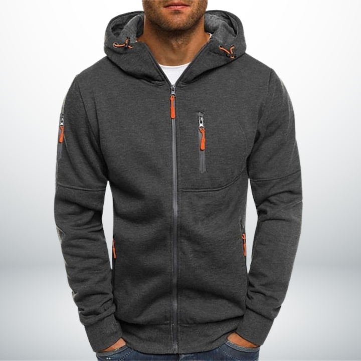 Ludolf | Herren Hoodie mit Reißverschluss | Bequem