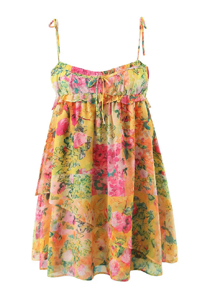 Viara | Blumen Kleid Für Damen | Mini