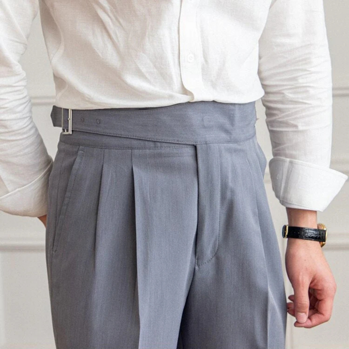 Matthieu | Hohe Taille Hose Für Herren | Maßgeschneidert