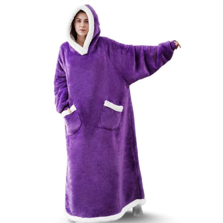 Naoki | Damen Oversize Hoodie-Decke | Warm