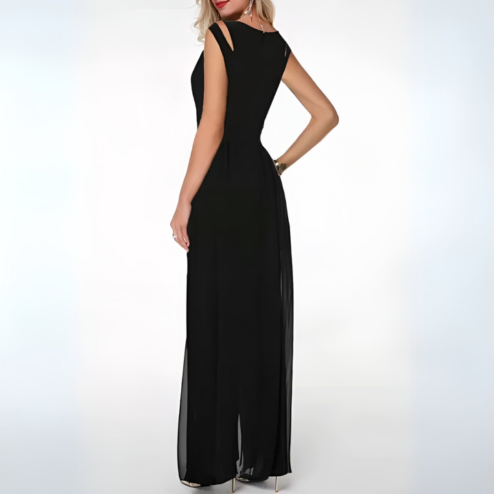 Emmi | Damen Ärmellos Party-Jumpsuit | Elegant
