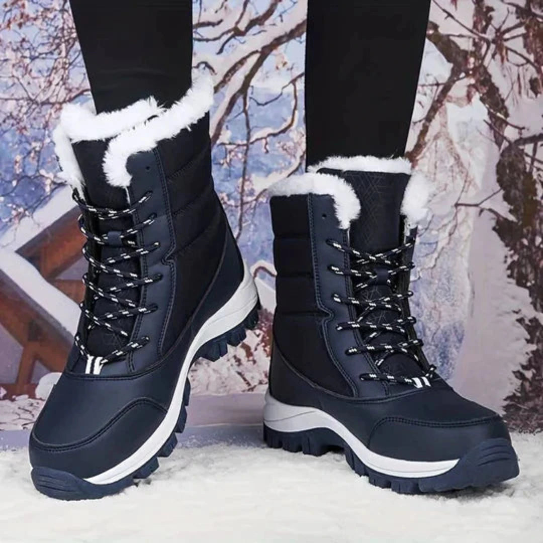 Sunaima | Damen Warme Winter Stiefel | Bequeme