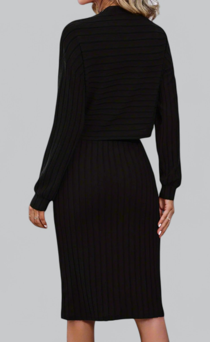 Lexa | Langärmeliges Kleid Set für Damen  | Elegant