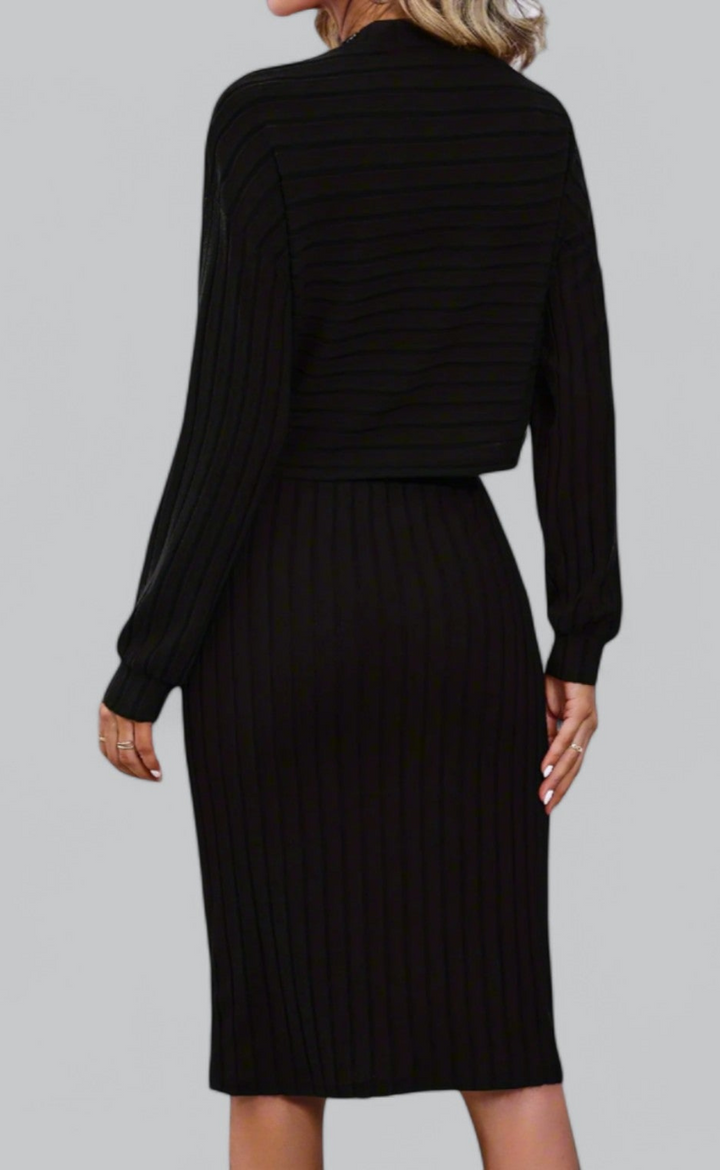 Lexa | Langärmeliges Kleid Set für Damen  | Elegant