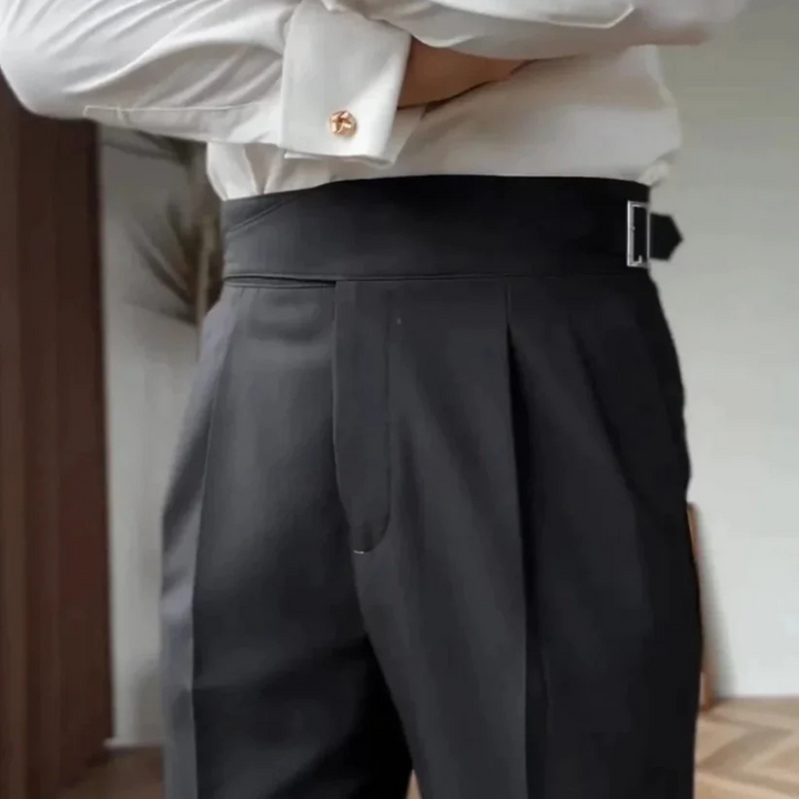 Matthieu | Hohe Taille Hose Für Herren | Maßgeschneidert