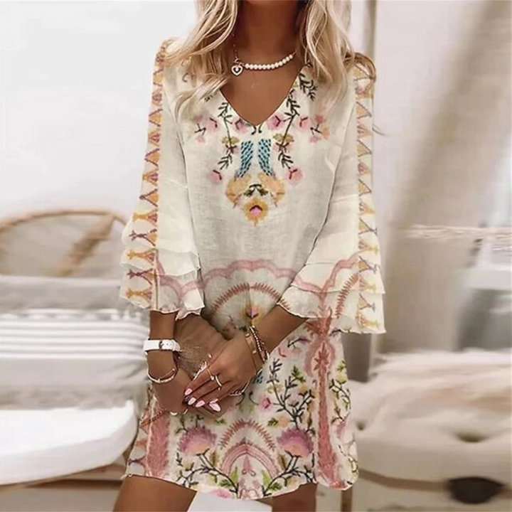 Sera | Sommerkleid mit Print für Damen | Sommer