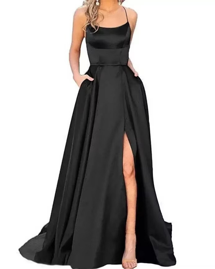 Zélie | Fließendes Maxikleid Für Damen | Elegant