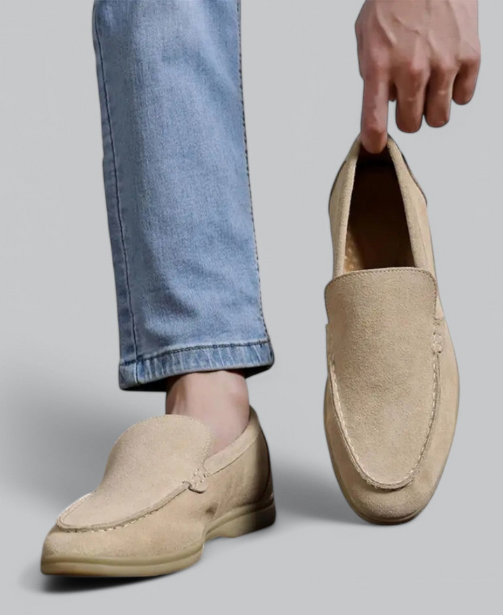 Nathan | Wildleder Loafer für Herren | Faulenzer