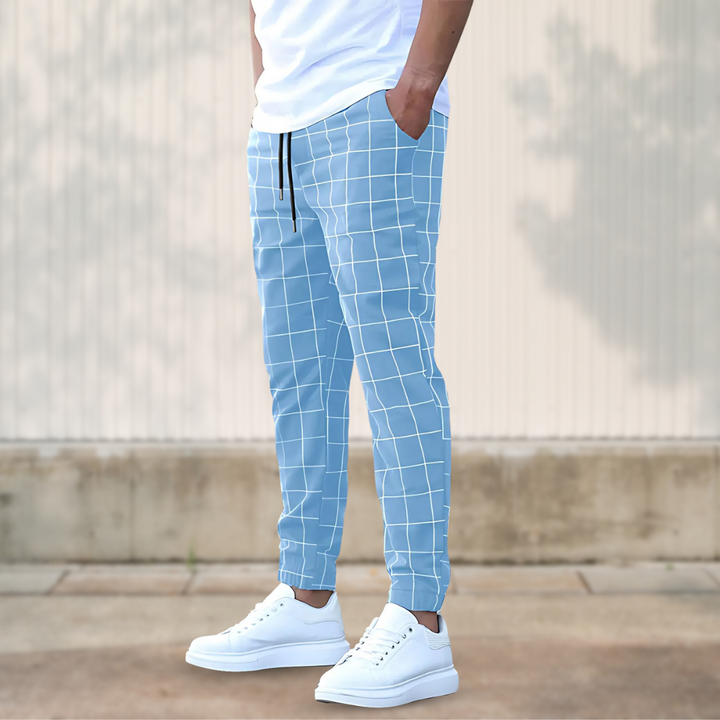 Aurel | Herren Jogginghose | Karo Muster