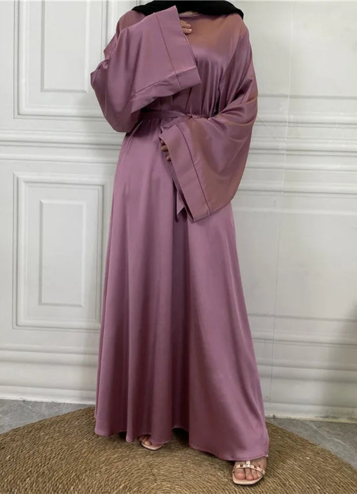 Ulva | Damen Langarm Maxikleid | Lockere Passform