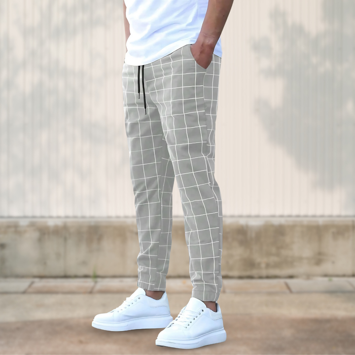 Aurel | Herren Jogginghose | Karo Muster